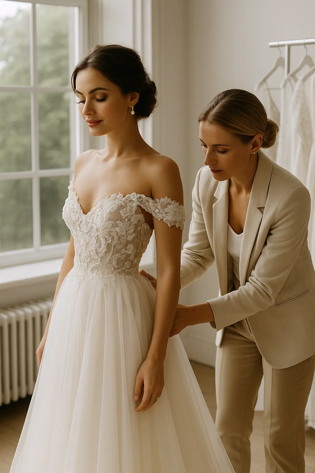 Essayage robe de mariée